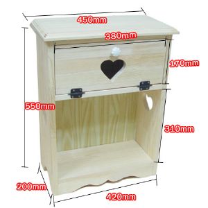 하트 소품장 (한쪽문) 2