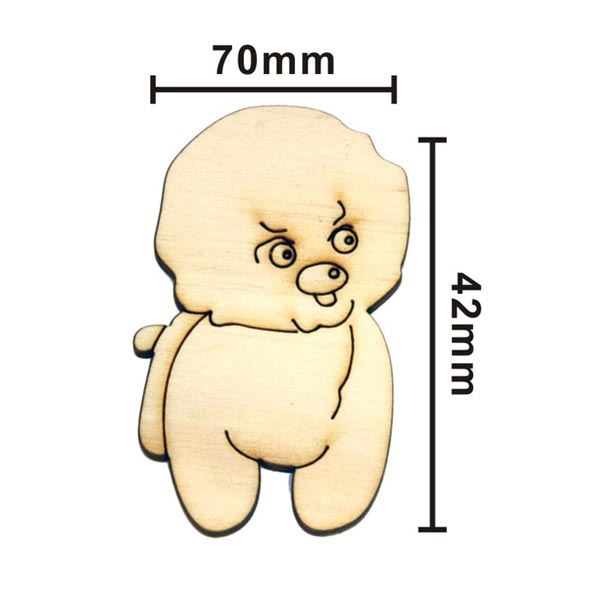 버닝아트 장식물 강아지1 2