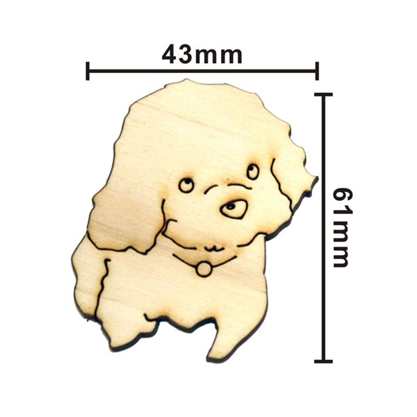 버닝아트 장식물 강아지4 2
