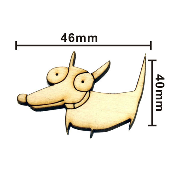 버닝아트 장식물 강아지5 2