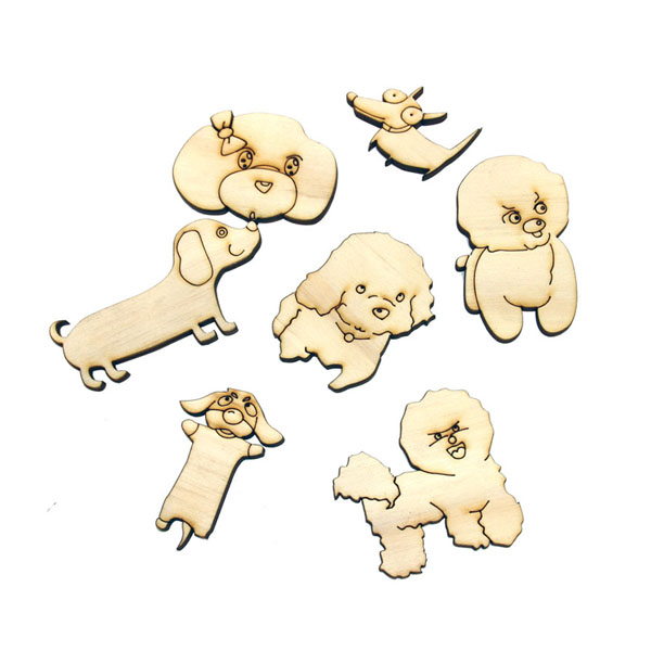 버닝아트 장식물 강아지7 3