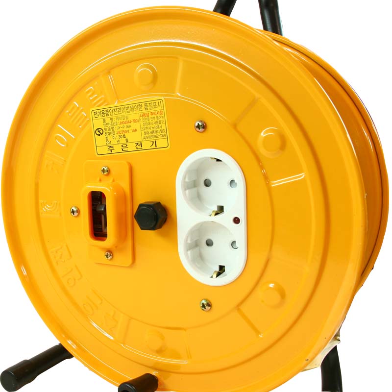 전기연장선 (릴작업선) 차단기기능 (약30m,접지형) 2