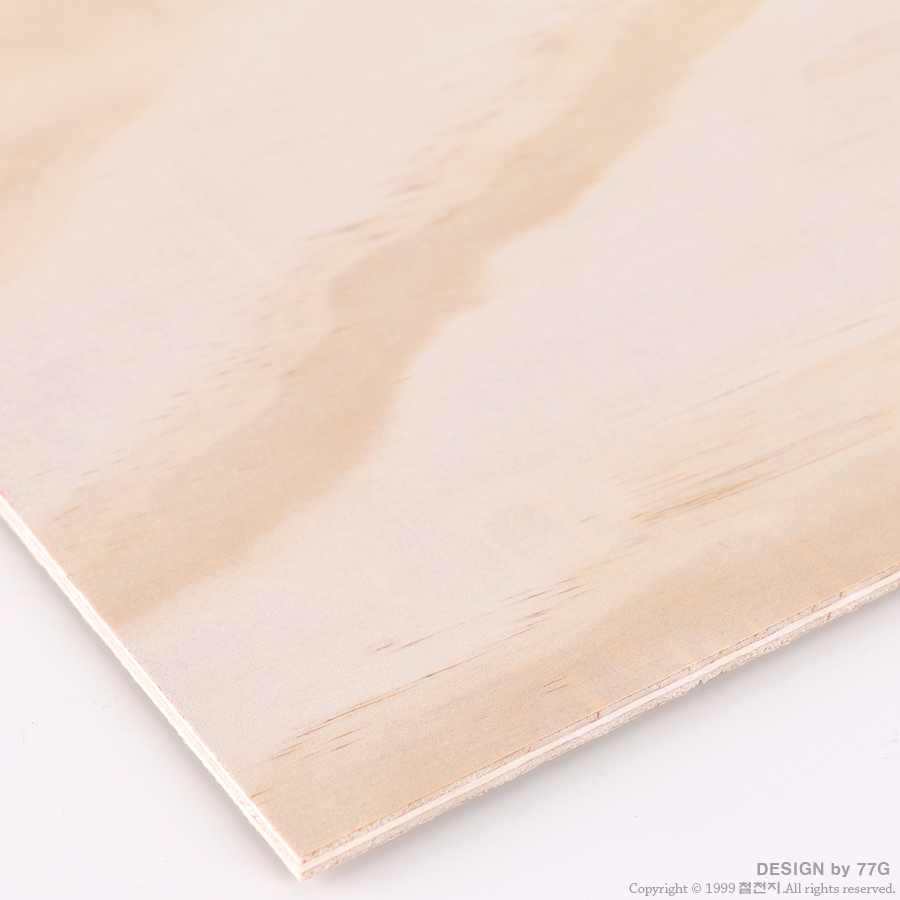 미송무옹이합판(홍송뒷판용) 1209X2400X4.8mm 2