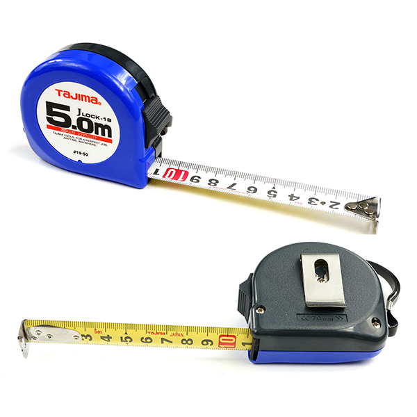 TAJIMA J-LOCK 스톱줄자 폭 19mm 길이 5m(타지마) 2