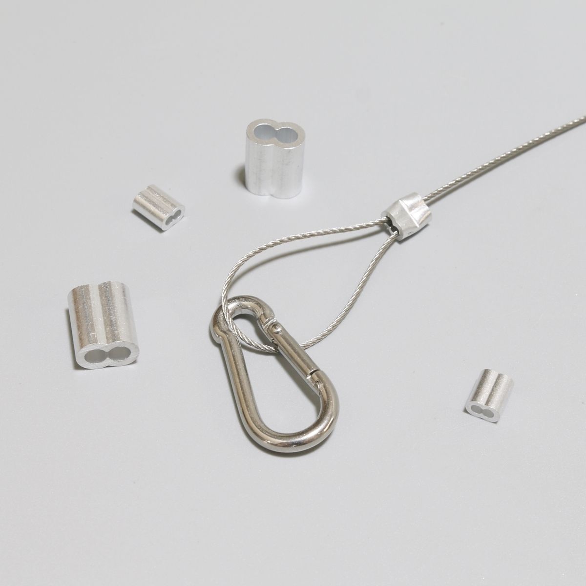 와이어 로프 페럴 압착체결 고정 부속 4.5mm 4