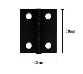 엔틱 블랙 올드경첩 32mmX38mm 두께 1mm 2