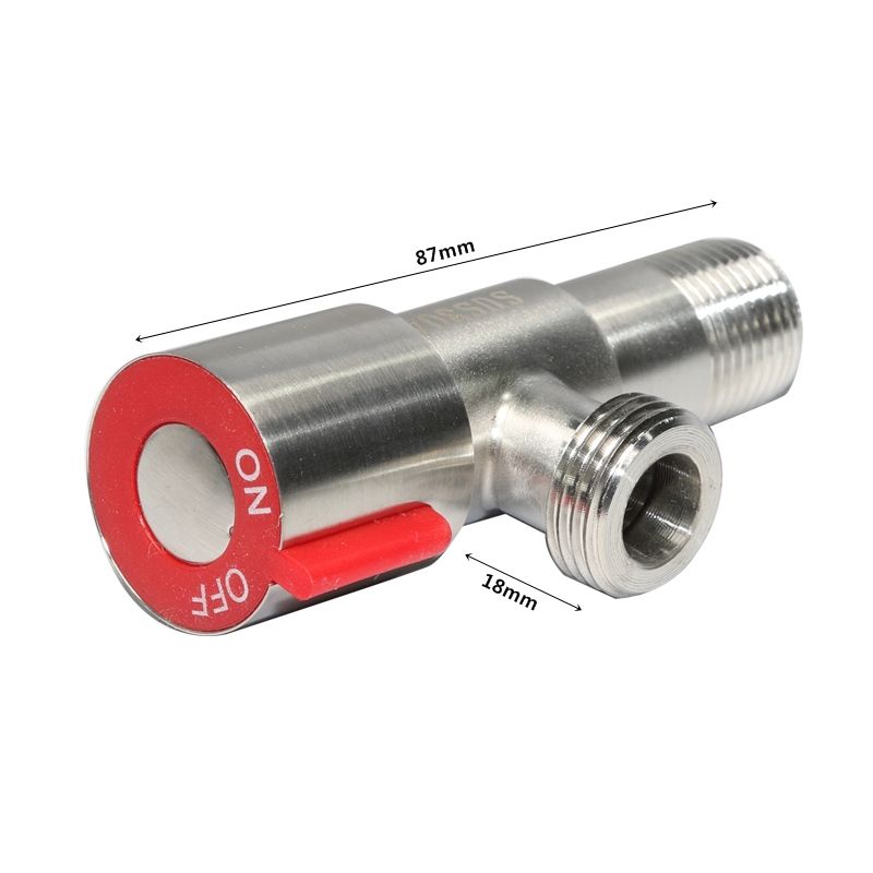 싱크대 욕실 세면기 양변기 수도관 스텐 앵글밸브 1구 2