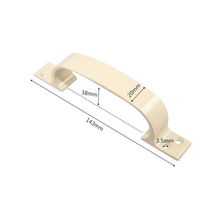 심플 사각 손잡이 (아이보리) 2