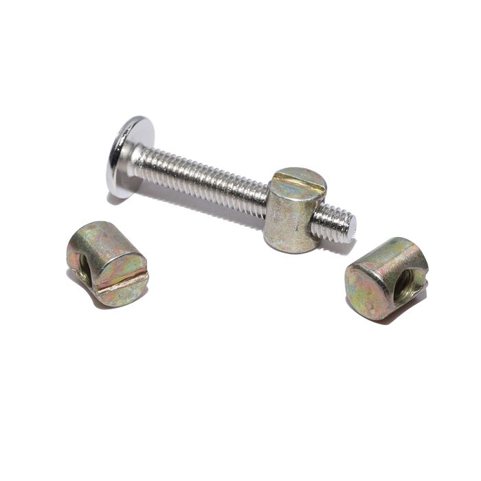 가구 연결용 망치(짱구) 너트 (일자머리) 6mm 3