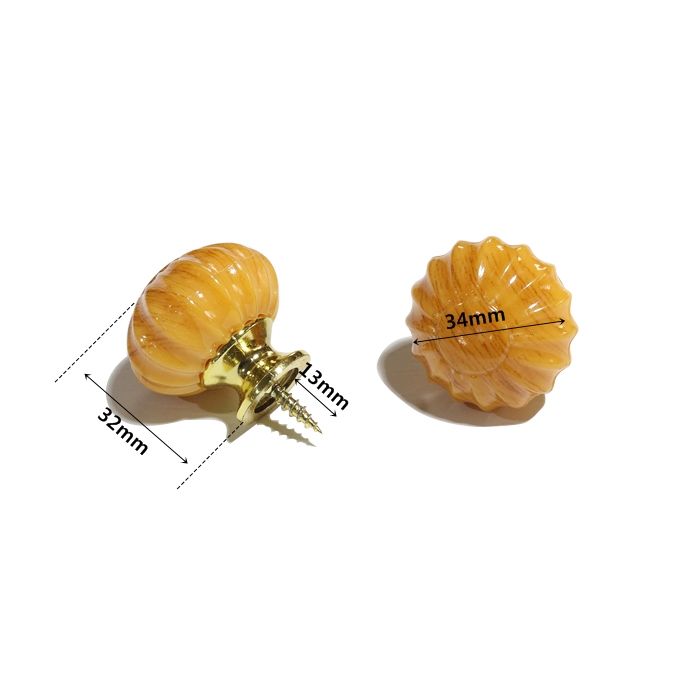 옐로우 클래식 손잡이 (나사산 손잡이) 3