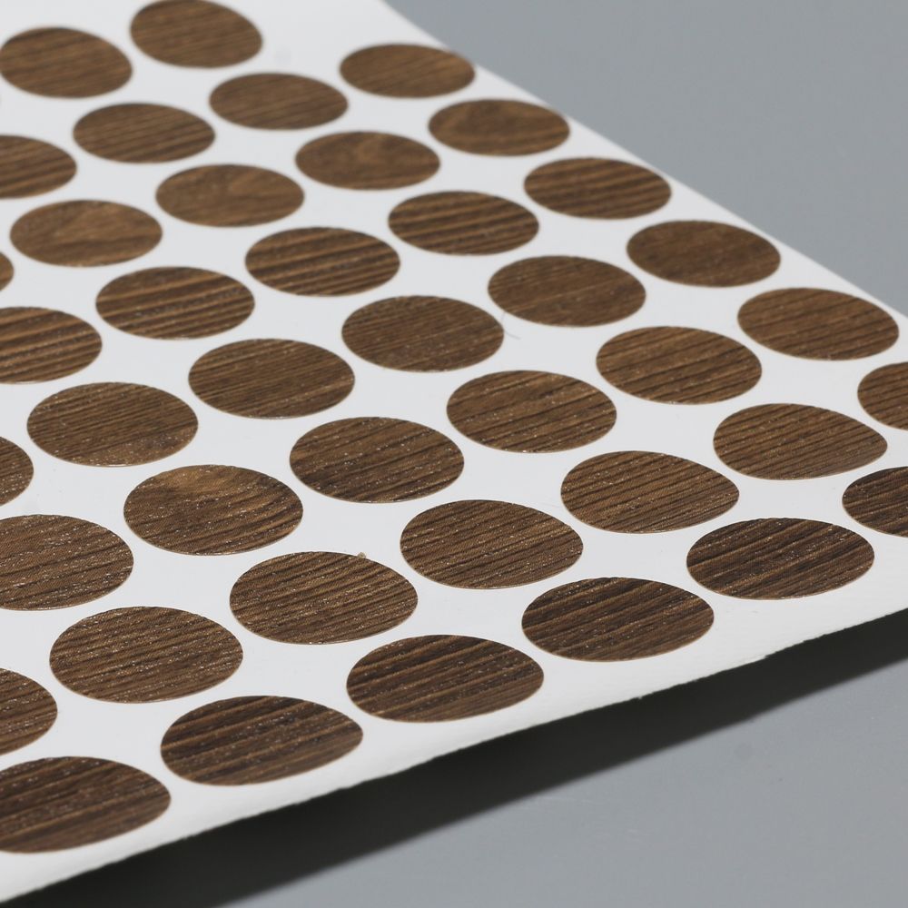 코팅합판용 나사홀 가림 스티커 (엔틱) 2