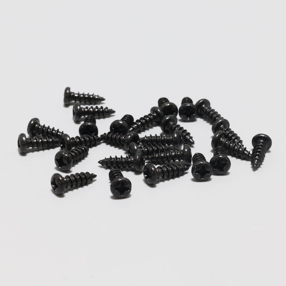 블랙 둥근머리 피스 4x16mm (20개) 3