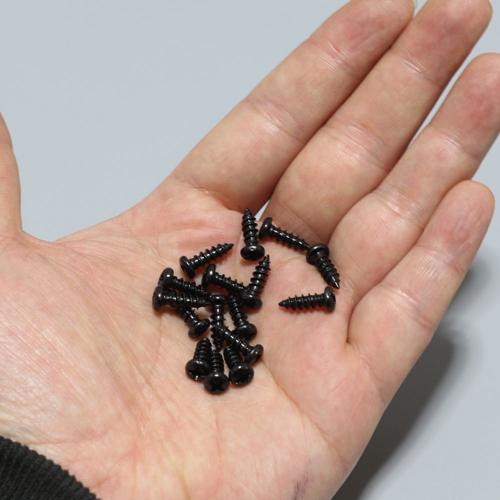 블랙 둥근머리 피스 4x16mm (20개) 4