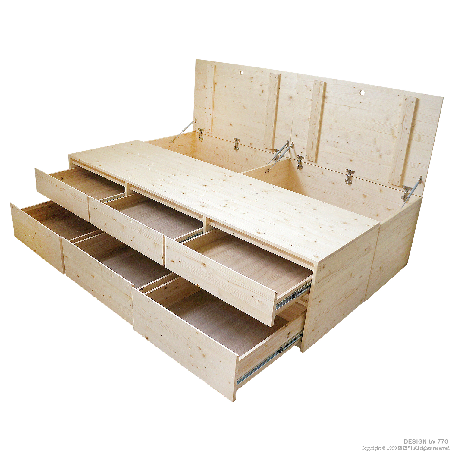 모던수납 침대 2