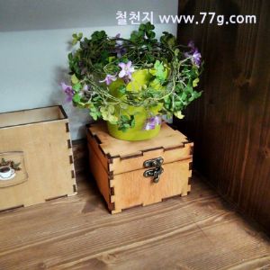 버닝아트 짜임 수납박스