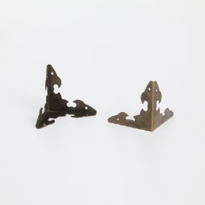 브론즈 불꽃 3면 코너 장식