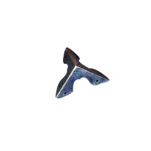 브론즈 나뭇잎 3면 코너 장식