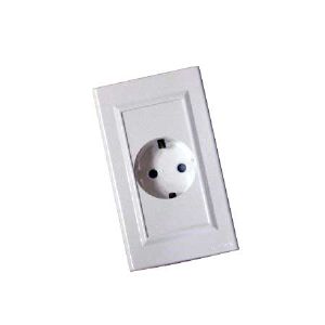 둥근형 매입1구 콘센트