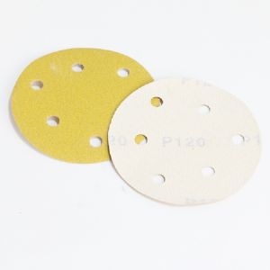 에어샌더용 교환사포 (벨크로,찍찍이용) 120방 100매 