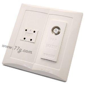 TV UV 전화기 겸용 콘센트