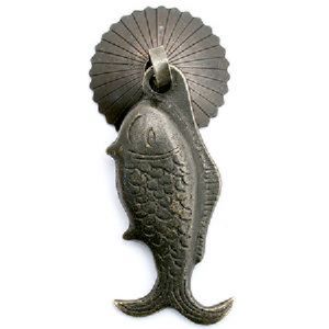 엔틱 고가구 물고기 082 (순동) 32X70mm