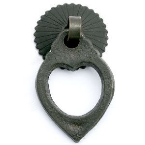 엔틱 고가구 하트 (순동) 28X45mm