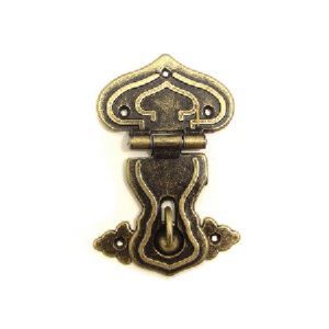 브론즈 하트키 잠금장식