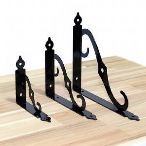 인테리어 까치발 S형 흑색