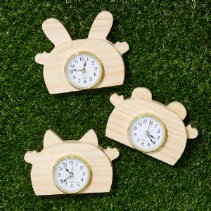 철천지 목공DIY 동물시계 만들기 체험 수업 재료 고양이