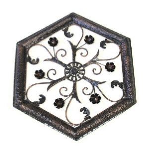 아이언 프레임플라워 벽장식(598mm)