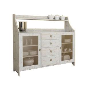 유로 원목 그릇 수납장