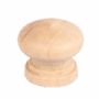 철천지 베이직 원형 1구 원목손잡이 나무 우드 싱크대 서랍장 가구 H21396 (32mm)