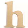 포크아트 MDF(6mm) 알파벳 이니셜(initial) 영문 소문자 h