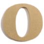 포크아트 MDF(6mm) 알파벳 이니셜(initial) 영문 소문자 o