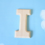 원목(150x150x14mm) 알파벳 이니셜(initial) 영문 대문자 I