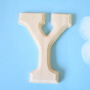 원목(150x150x14mm) 알파벳 이니셜(initial) 영문 대문자 Y