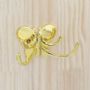 나비 옷걸이 유광골드