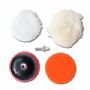 드릴사용가능 4인치 연마/광택기 세트