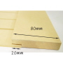 MDF 패널 마감용 재료 폭 80mm 두께 18mm (800*0)
