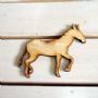 버닝아트 장식물 조랑말 W 115mm X H 90mm