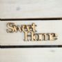 버닝아트 장식물 단어4 sweet home W145XH50mm